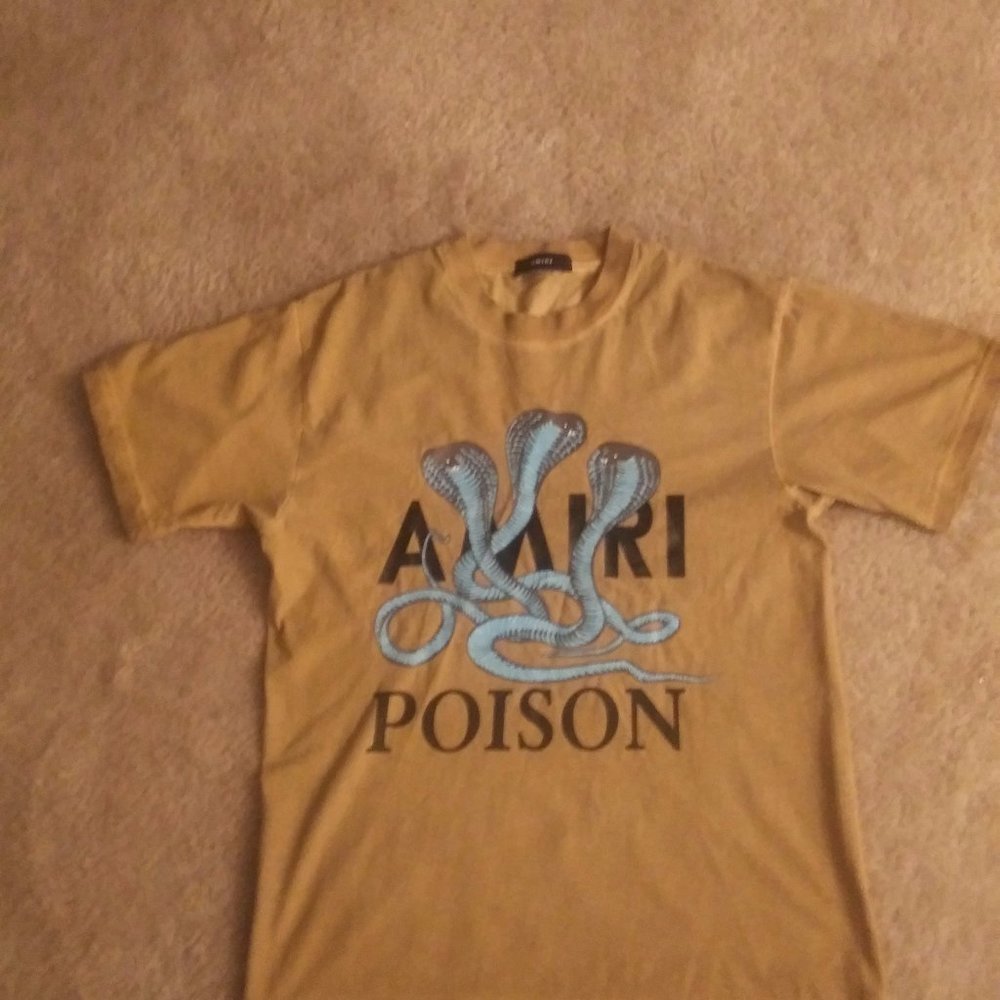 Men's Large Brown/Powder Blue Amiri Shirt